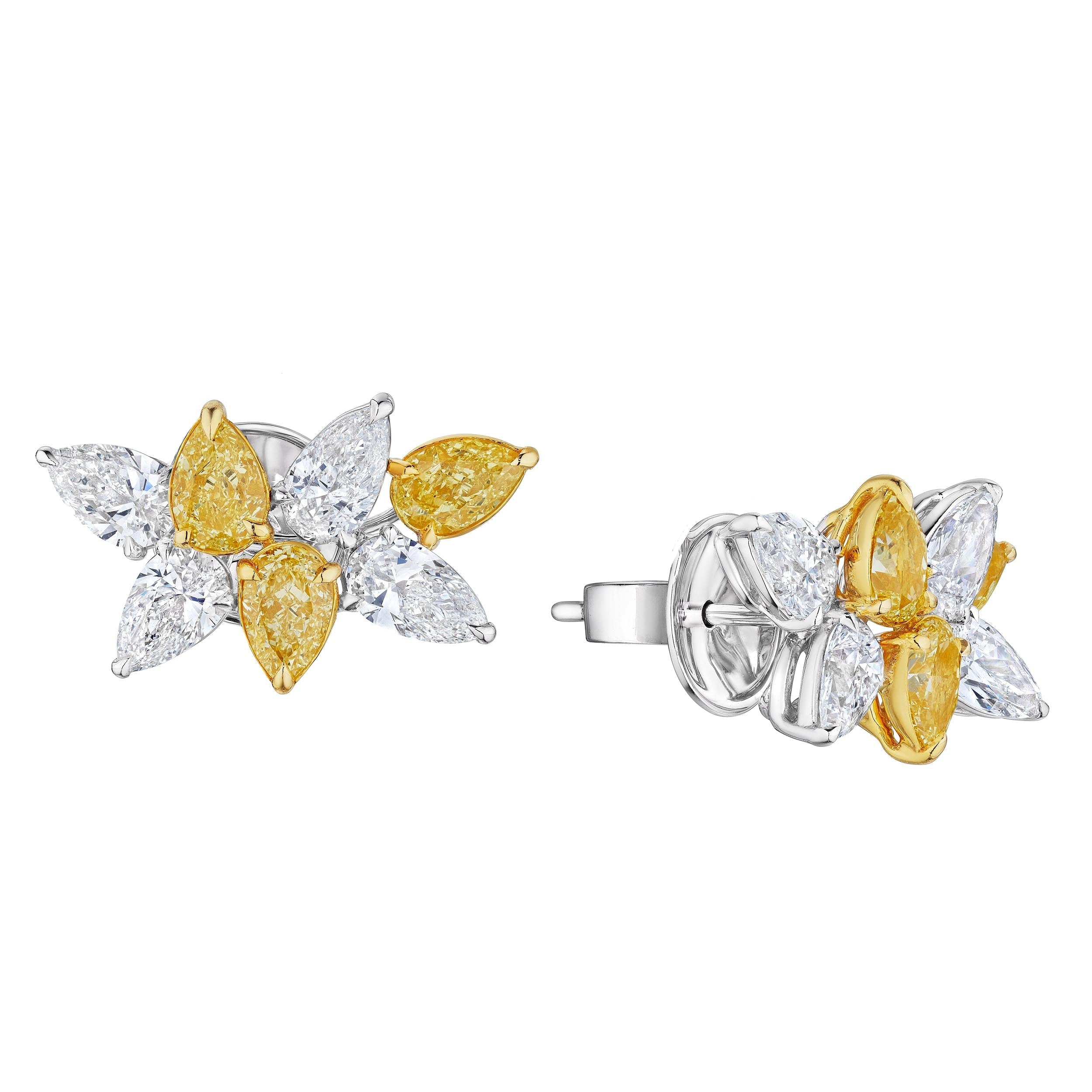 'Eternal Radiance' Cluster Earrings, 3.26 CT - Earrings - Leviev