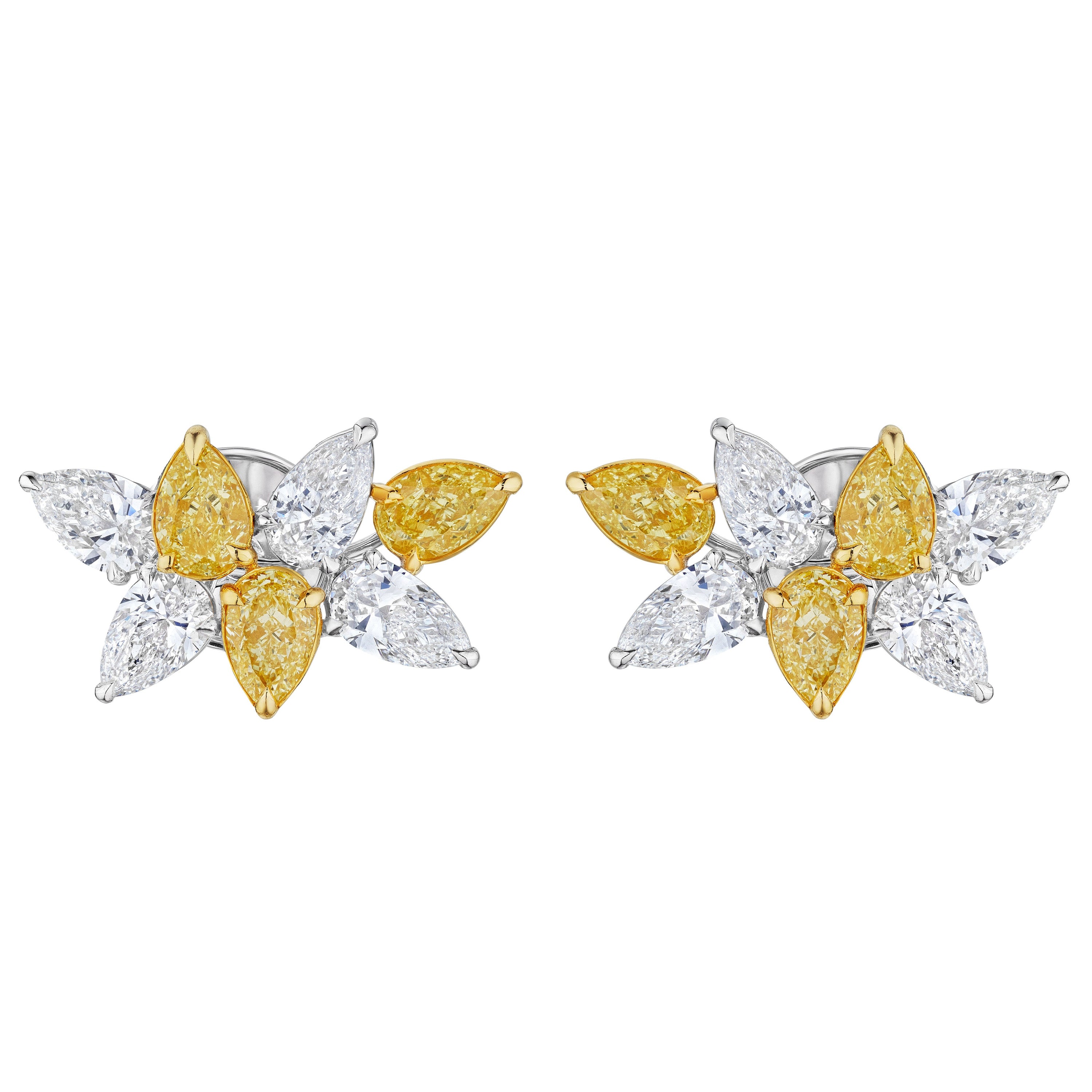 'Eternal Radiance' Cluster Earrings, 3.26 CT - Earrings - Leviev