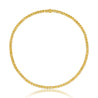 Fancy Intense Yellow Tennis Necklace, 36 CT - Necklaces - Leviev Diamonds