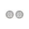 'Glistening Reverie' 18K White Gold Diamond Earrings, 1.75 CT - Leviev