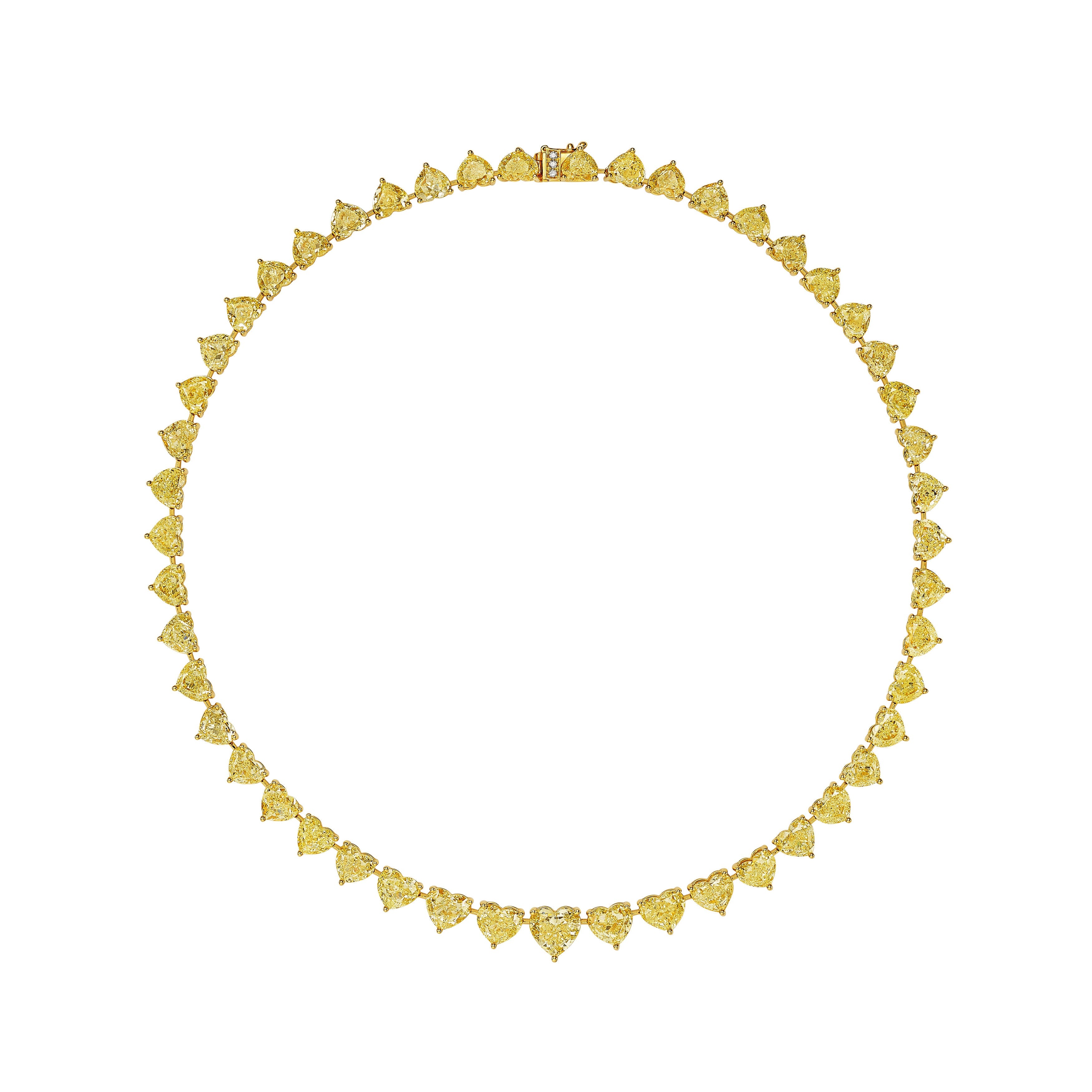 ‘Golden Elysium’ Radiant Link Diamond Necklace - Leviev