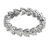 Heart Shape Cluster Diamond Eternity Band - Rings - Leviev Diamonds