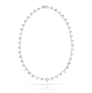 Heart Shaped Diamond Necklace - Necklaces - Leviev