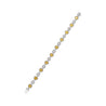 Heart Shaped Fancy Yellow Diamond Bracelet, 5.5 CT - Bracelets - Leviev Diamonds