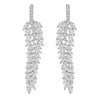 'Leaffall Cascade' Hinged Graduated Drop Earrings, 6 CT - Earrings - Leviev Diamonds