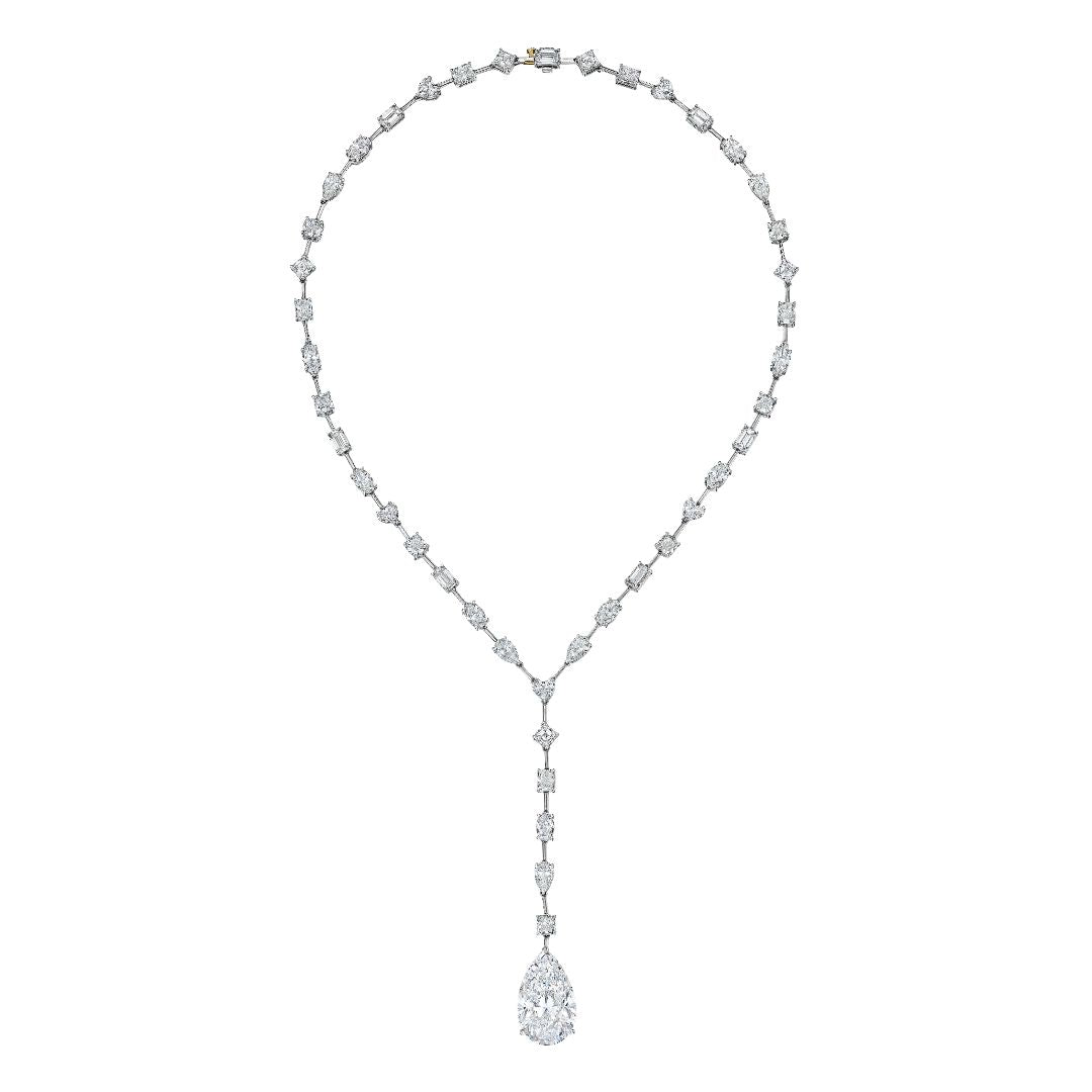 'LEVIEV Capella' Multi Fancy Shape Necklace, 40 CT - Necklaces - Leviev Diamonds