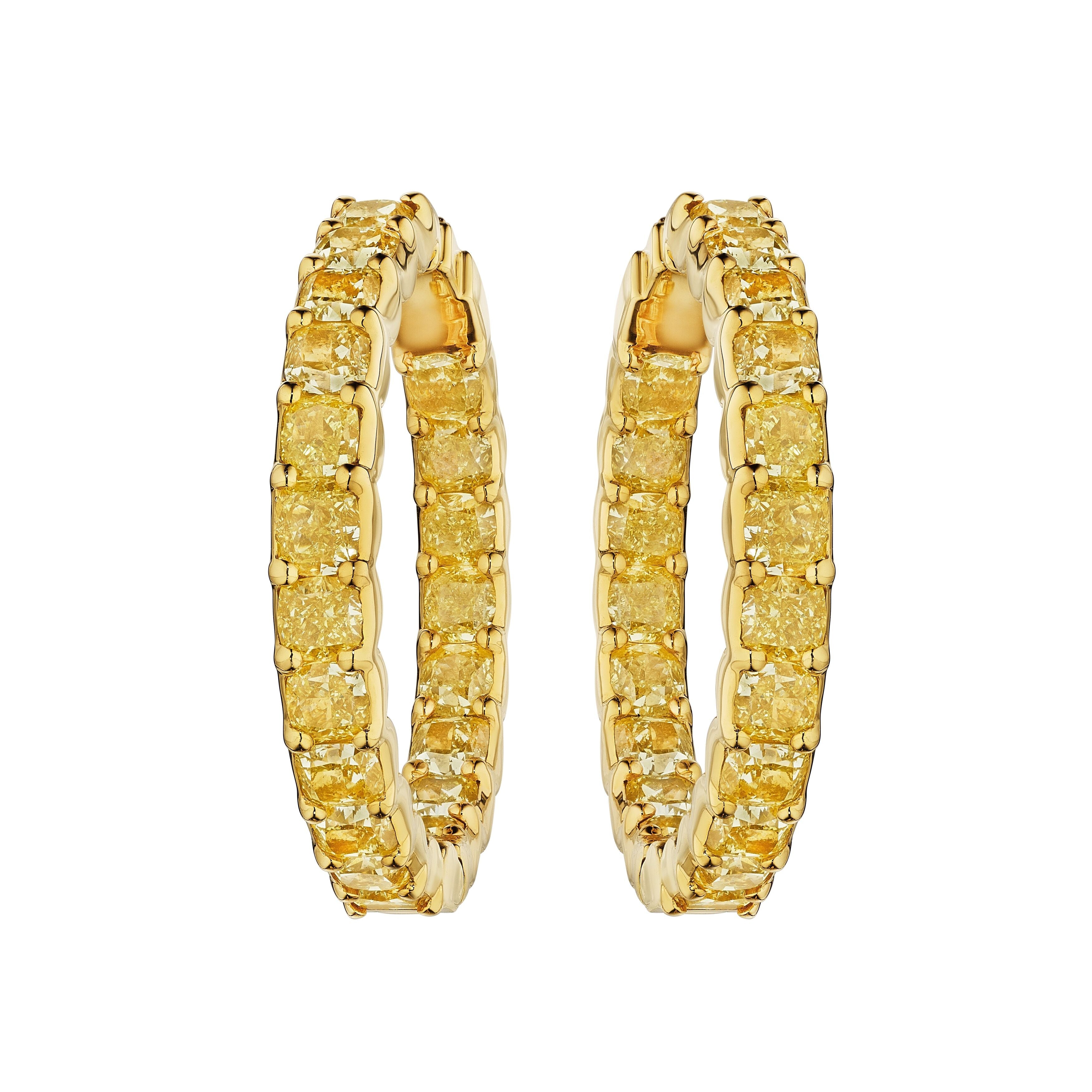 'Luminary Reverie' Yellow Diamond Earrings - Leviev