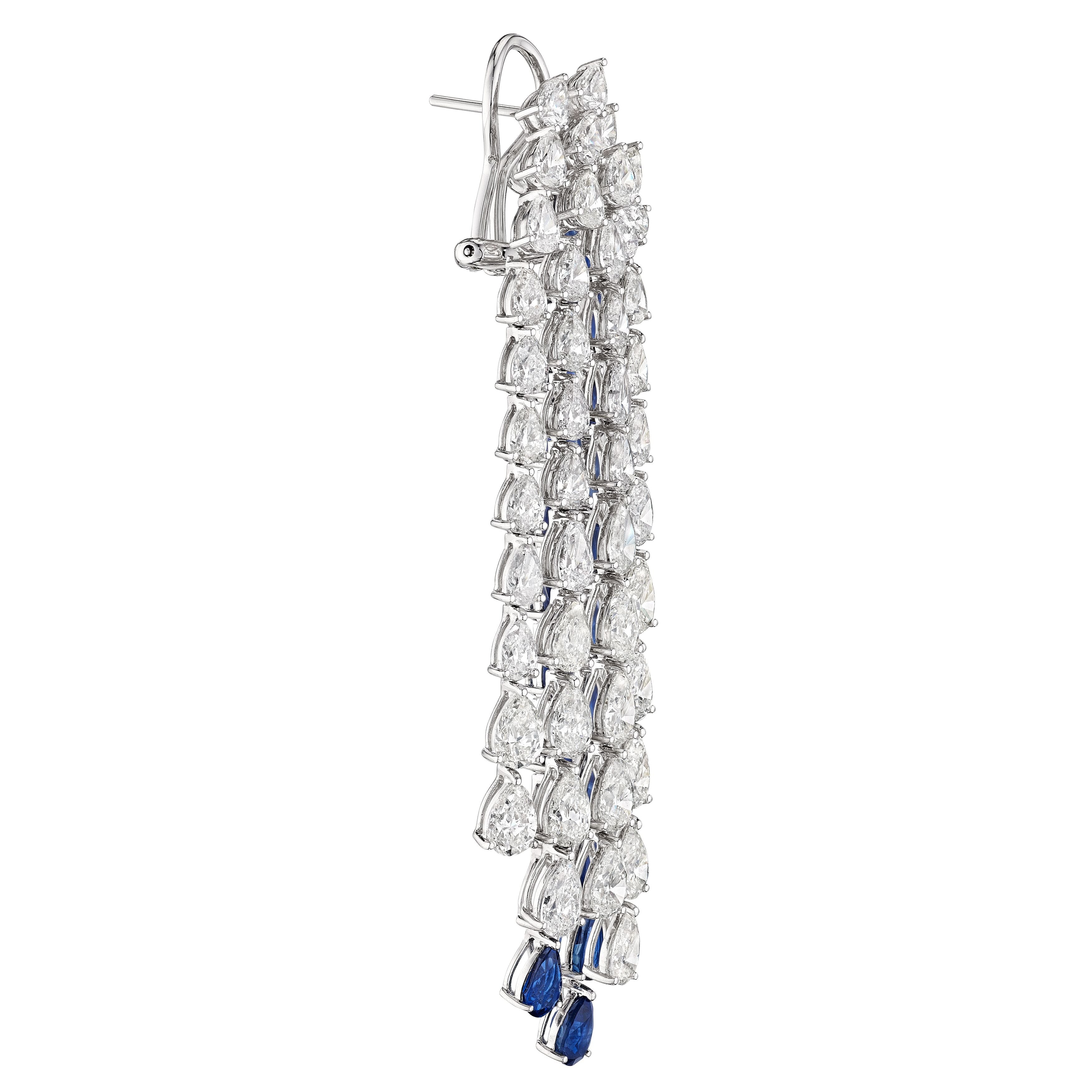 'Luminary Whisper' White Gold Diamond Earrings - Leviev