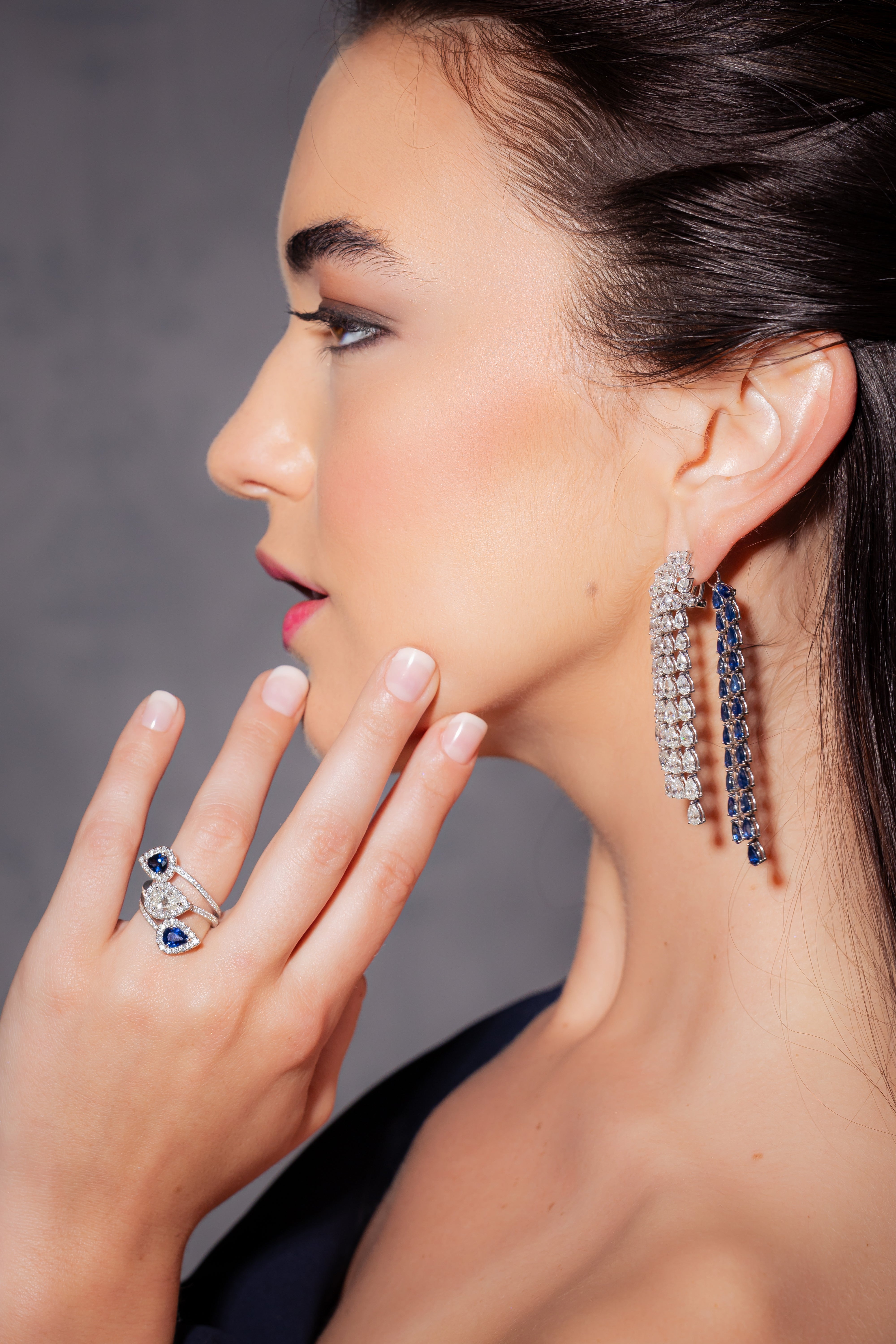 'Luminary Whisper' White Gold Diamond Earrings - Leviev