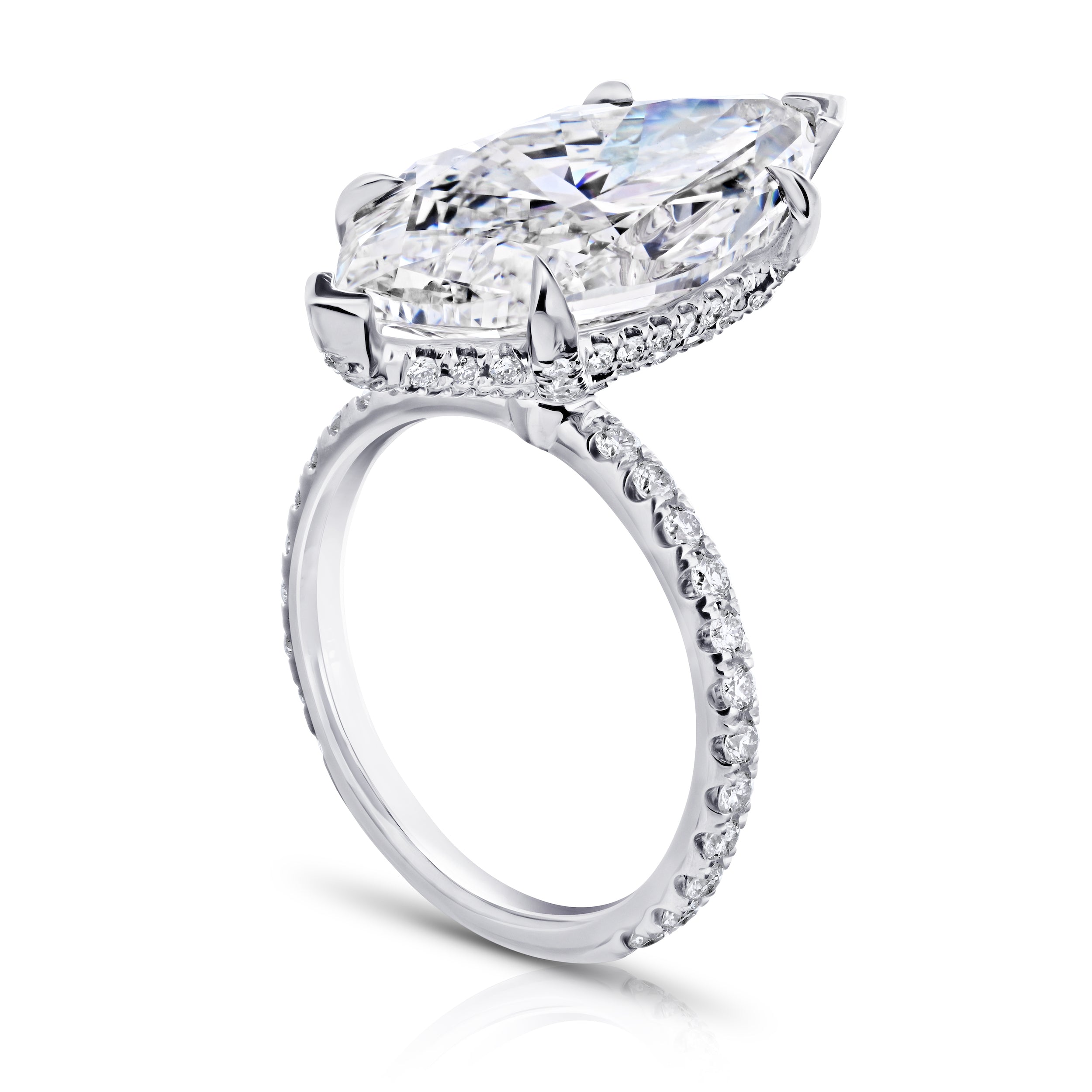 Marquise Shape Cut Diamond Ring, 8.01 CT - Rings - Leviev