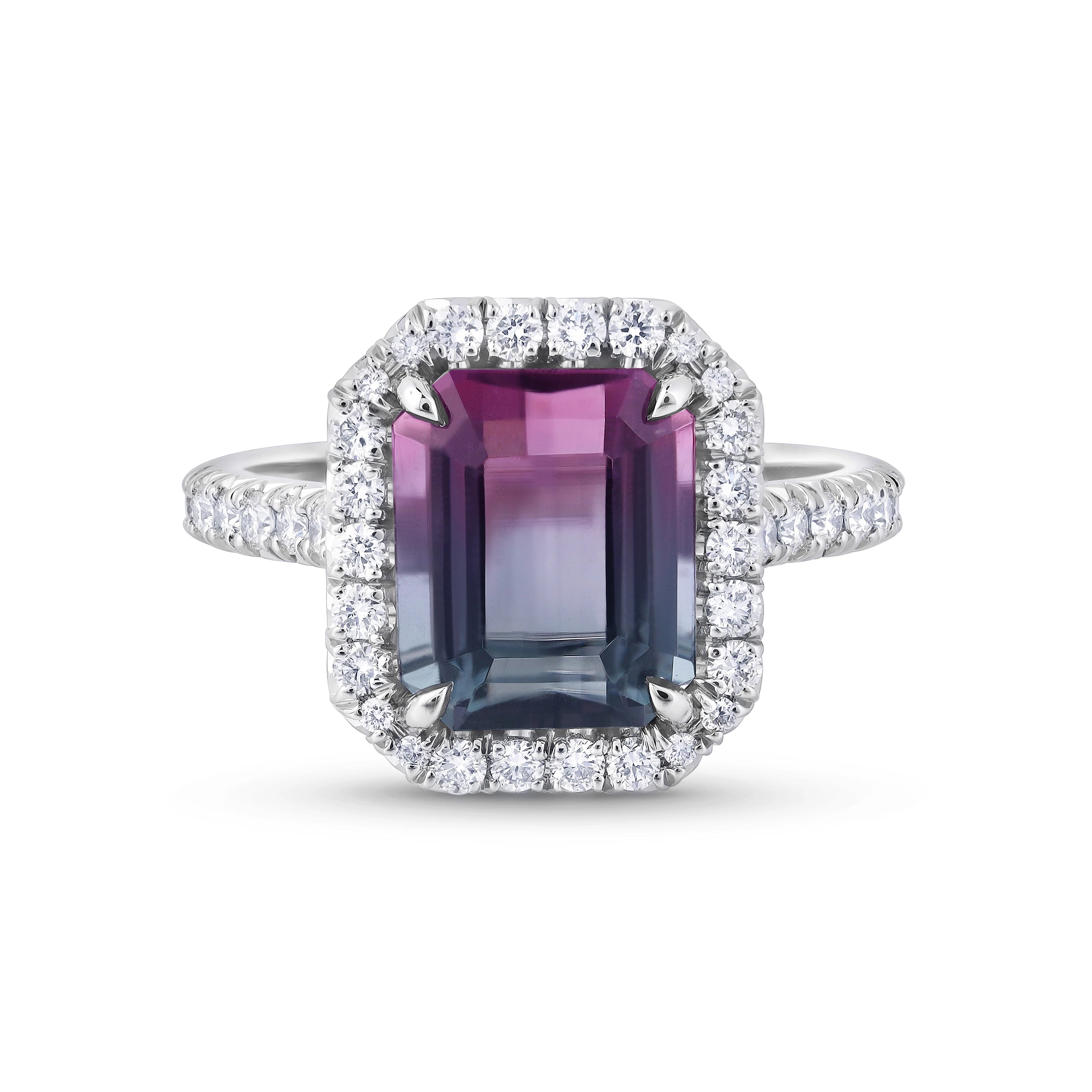 Multicolor Tourmaline Halo Ring - Leviev