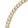 Oval Cut Yellow Gold Diamond Bracelet, 6 CT - Bracelets - Leviev Diamonds