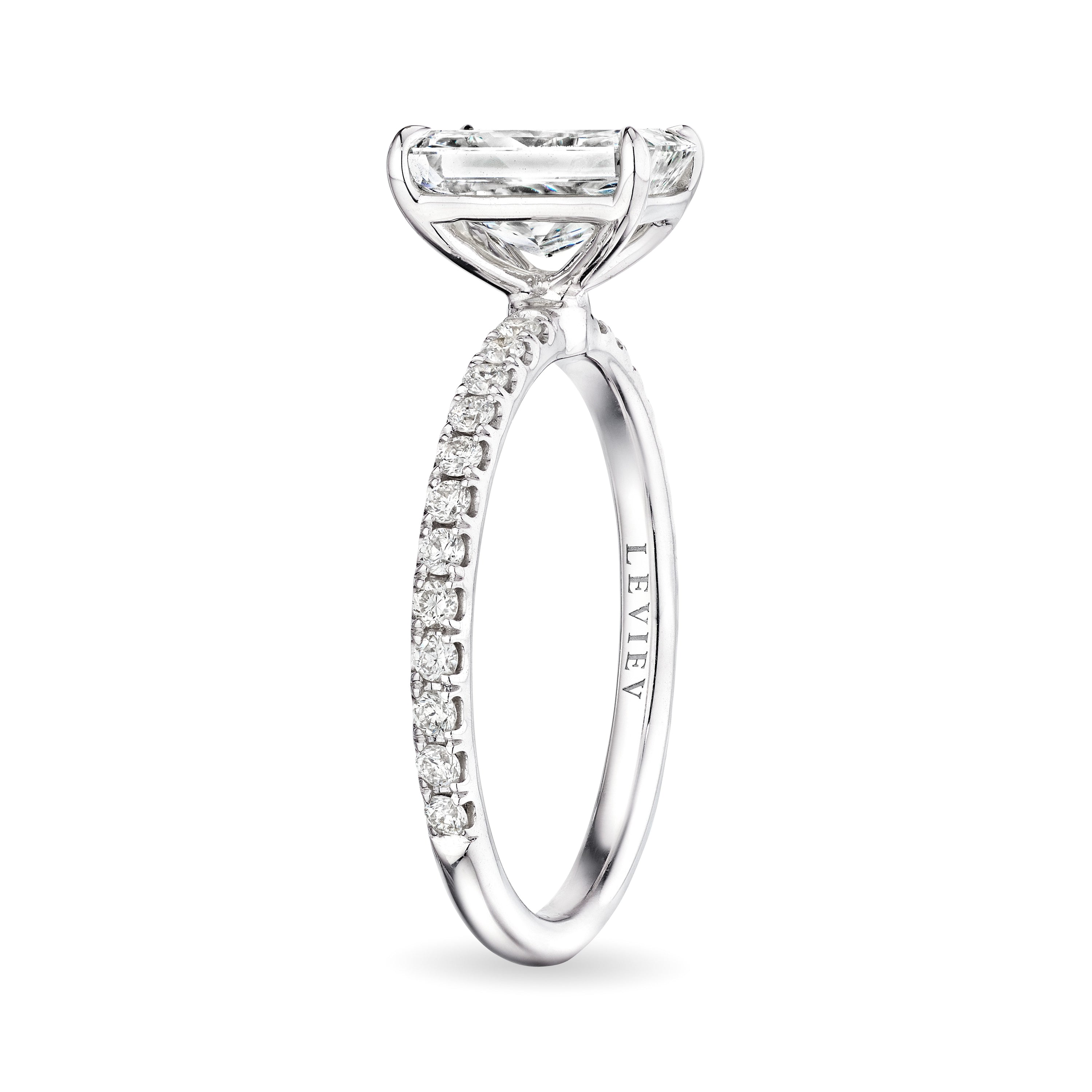 Radiant Cut Diamond Engagement Ring, 1.5 CT - Rings - Leviev Diamonds