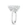 Radiant Cut Diamond Ring with Epaulettes, 12.25 CT - Rings - Leviev Diamonds