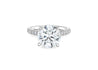 Round Cut Diamond Engagement Ring, 3 CT - Rings - Leviev