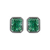 Round Cut Green Diamond Earrings, 10 CT - Earrings - Leviev Diamonds