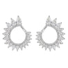 'Solar Majesty' Round and Pear Shape Diamond Earrings, 4 CT - Earrings - Leviev Diamonds