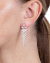 'Sovereign Constellation' 18K White Gold Diamond Earrings, 4.66 CT - Leviev