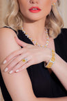 'Sovereign Glisten' 18K Yellow Gold Diamond Bracelet, 38.46 CT - Bracelets - Leviev