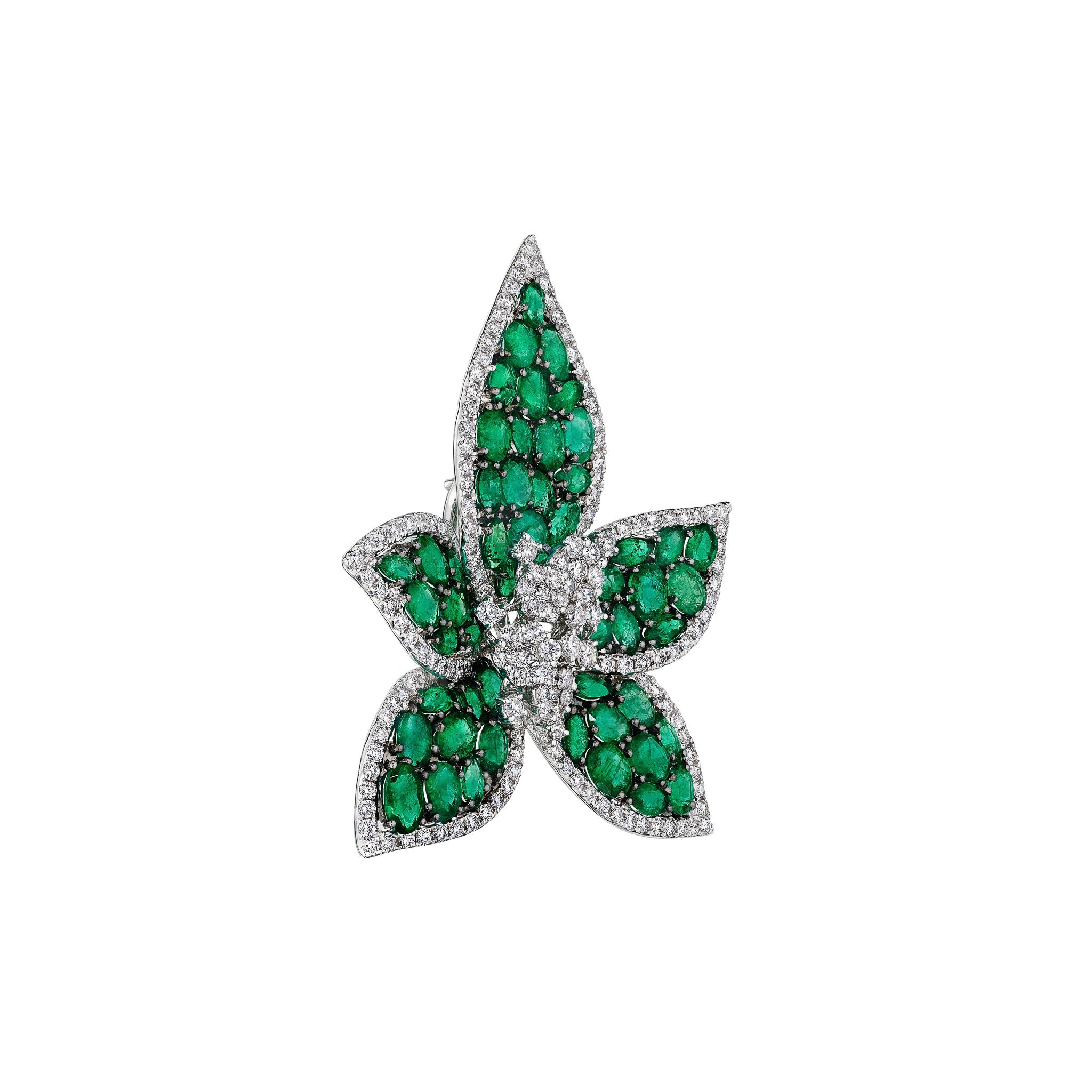 'Sovereign Luminescence' 18K White Gold Diamond Earrings, 16.73 CT - Leviev