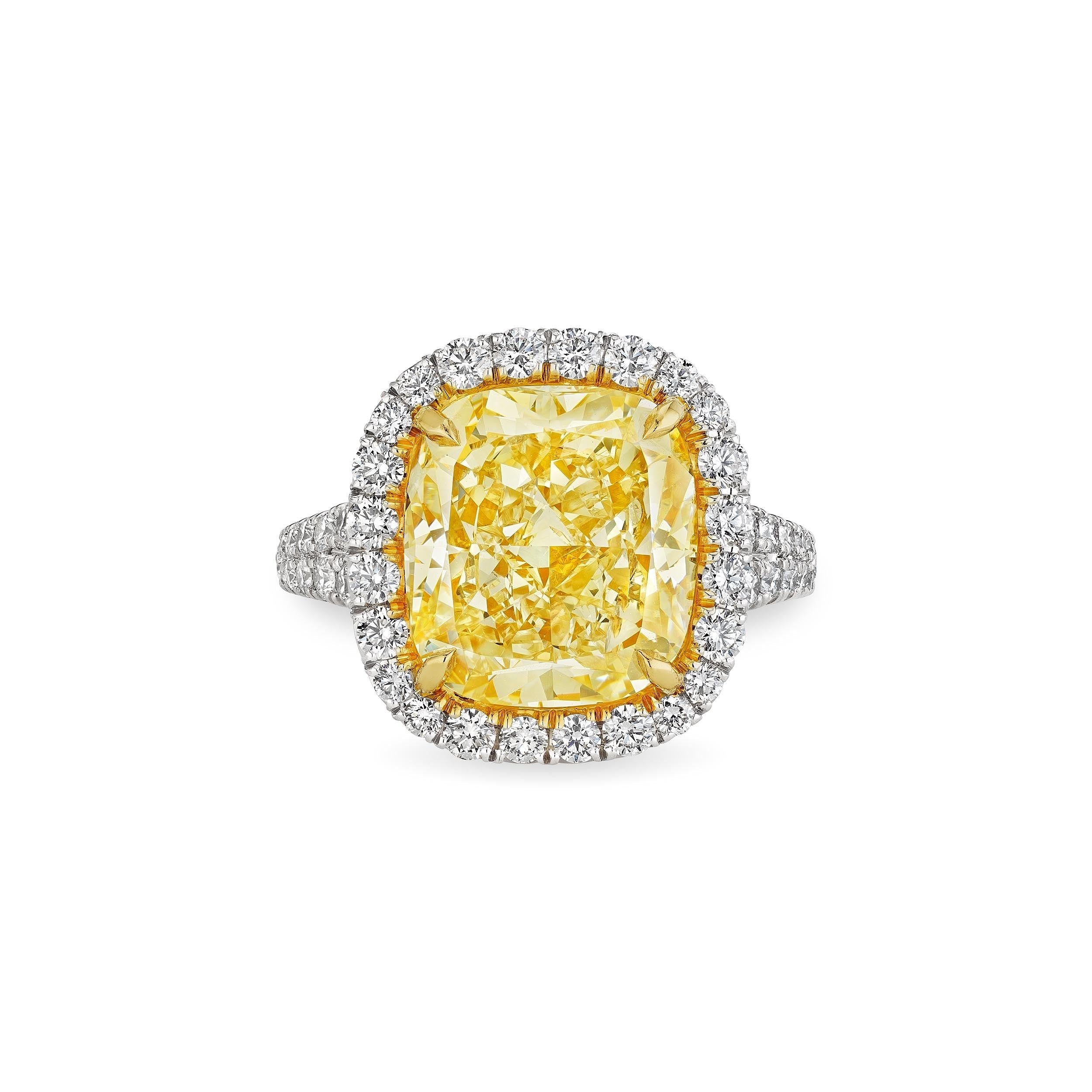 'Sovereign Luminescence' 18K White Gold Diamond Ring, 8.28 CT - Leviev