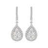 'Starlit Elegance' 18K White Gold Diamond Earrings, 2.2 CT - Leviev