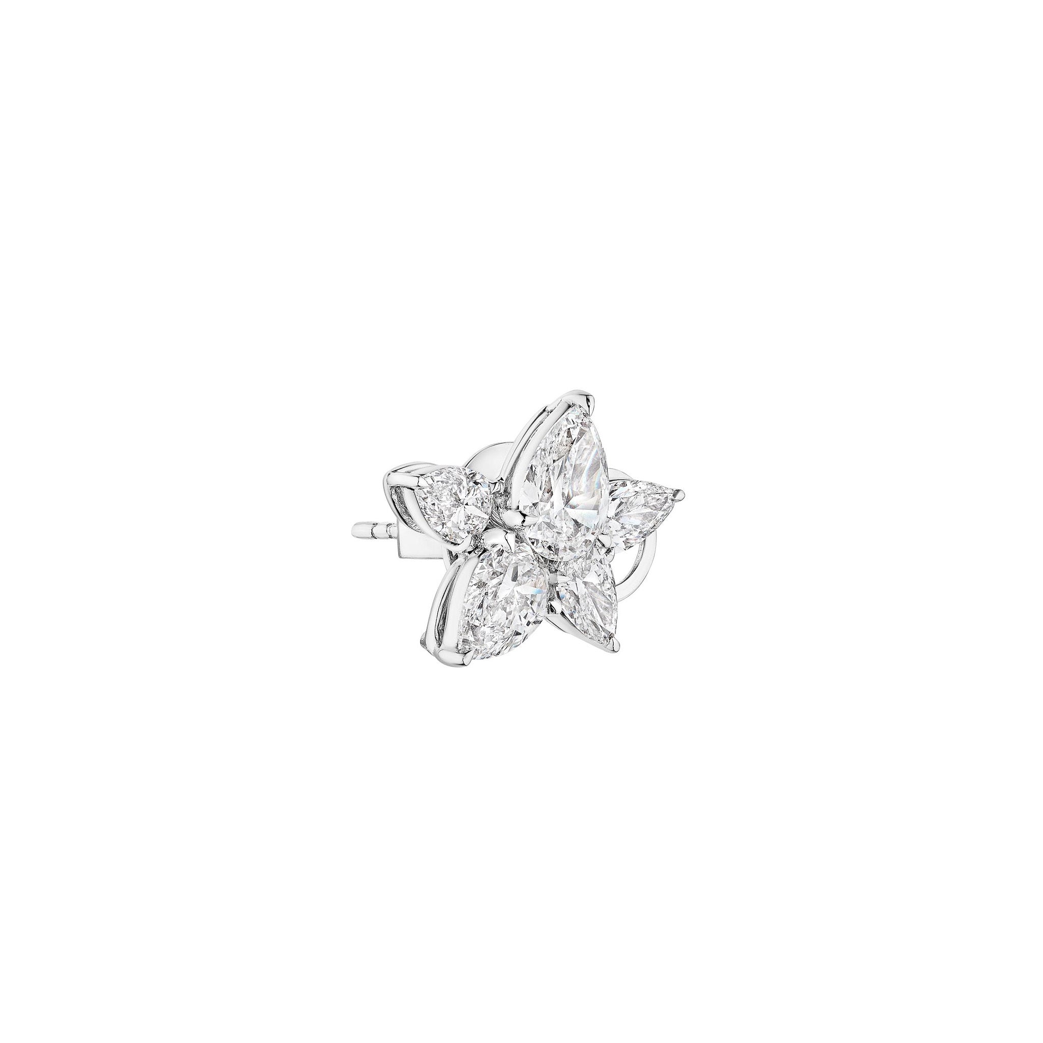 'Starlit Majesty' 18K White Gold Diamond Earrings, 5.05 CT - Leviev
