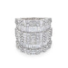 'Starlit Majesty' 18K White Gold Diamond Ring, 4.28 CT - Leviev