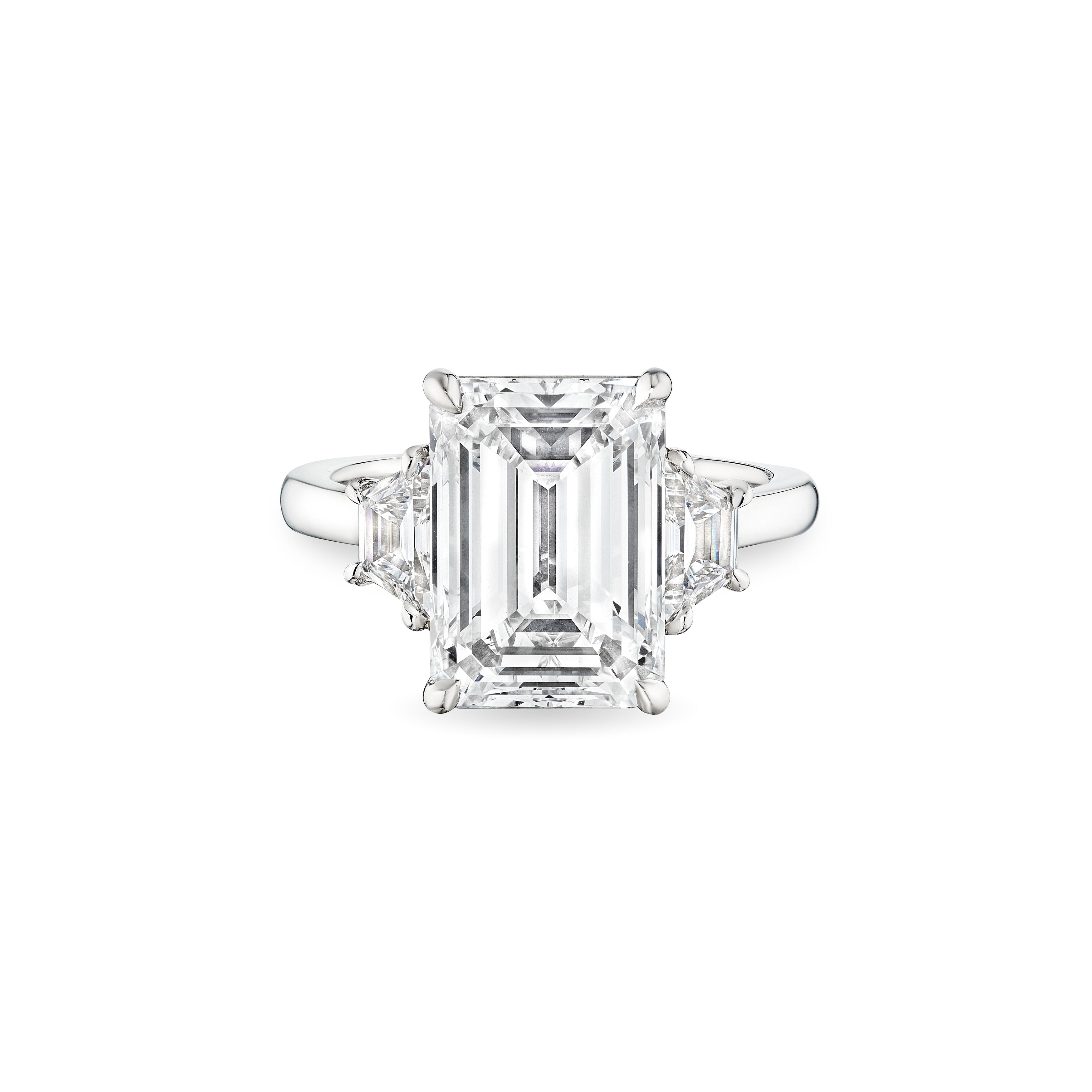'Starlit Majesty' Platinum Brilliant Cut Diamond Ring, 5.83 CT - Rings - Leviev