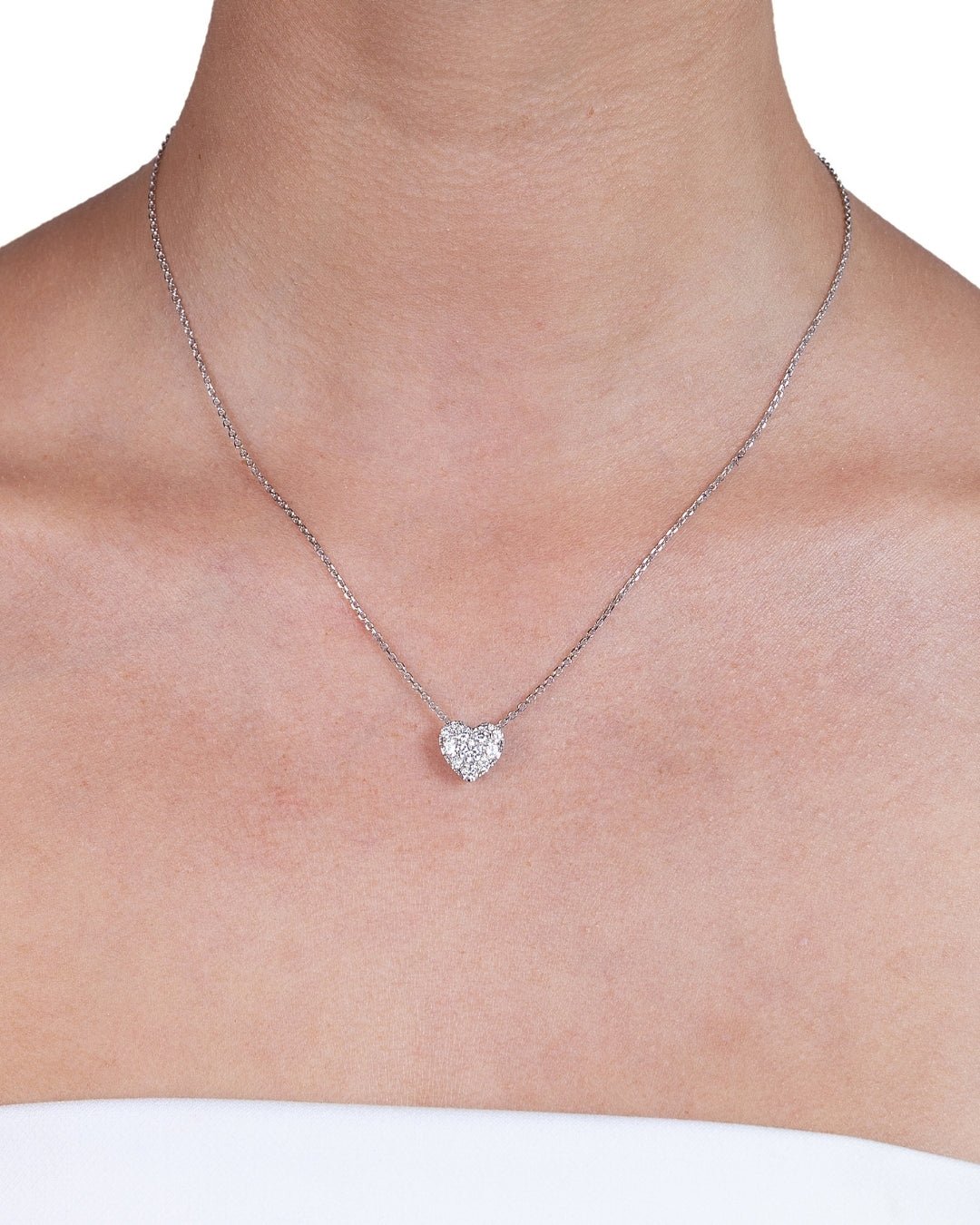 'Starlit Majesty' Platinum Round Cut Diamond Necklace, 5.01 CT - Leviev