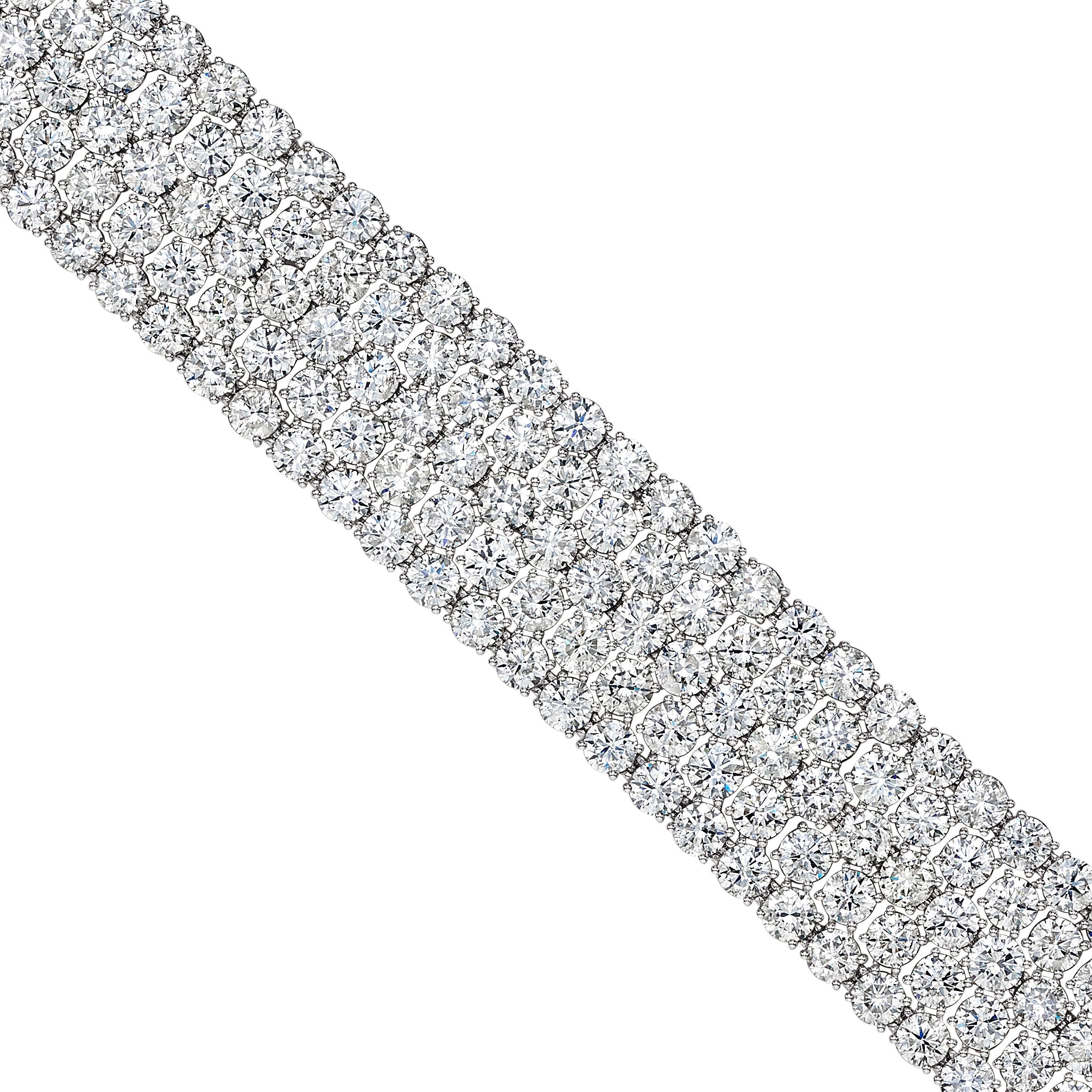 ‘Starlit Reverie’ Diamond Pavé White Gold Bracelet - Leviev