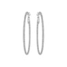 'Starlit Symphony' 18K White Gold Diamond Earrings, 4.5 CT - Leviev