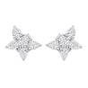 'Starlit Symphony' Pear and Marquise Diamond Cluster Earrings, 3.40 CT Each - Earrings - Leviev