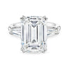 Tapered Baguette Emerald Cut Ring, 7 CT - Rings - Leviev Diamonds