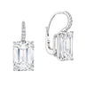 'Timeless Allure' Emerald Cut Diamond Earrings, 7 CT Each - Earrings - Leviev Diamonds