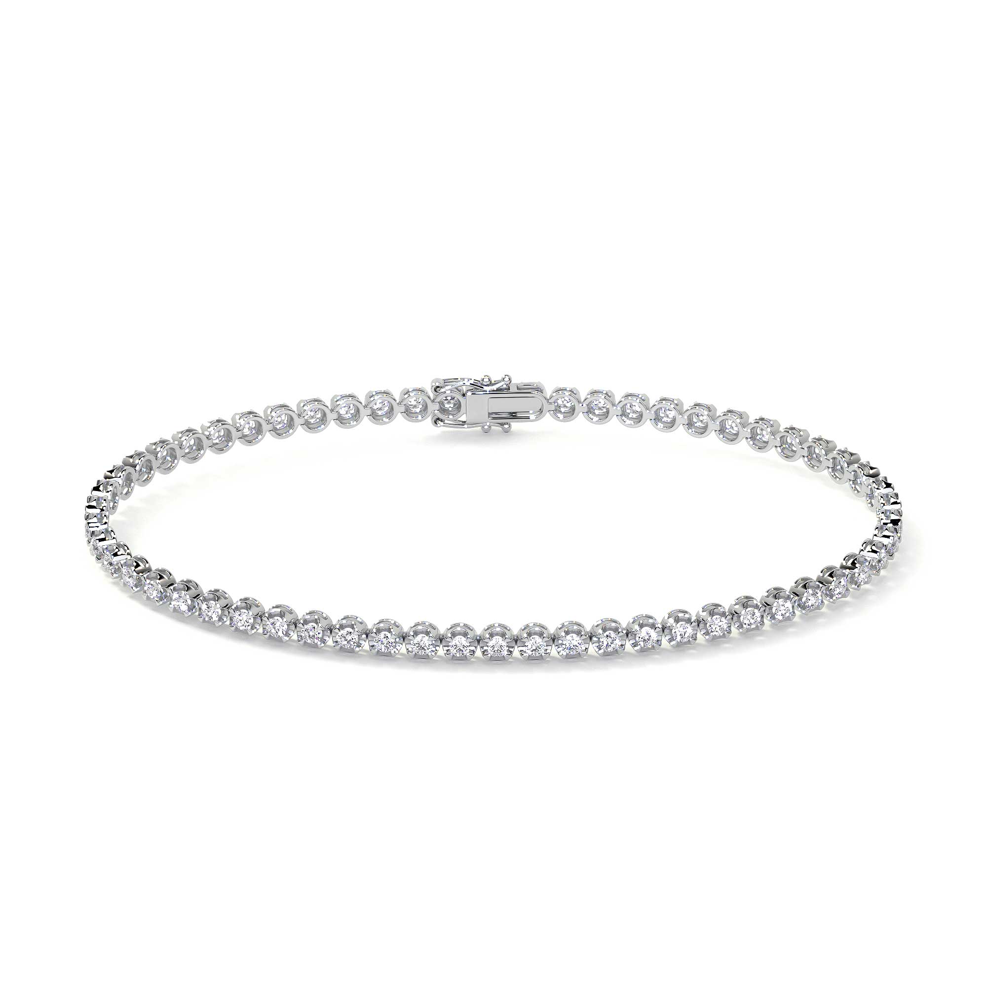 'Eleanor' Diamond Tennis Bracelet, 1.60 CT Leviev Bracelets 'Eleanor' Diamond Tennis Bracelet, 1.60 CT Leviev Bracelets 