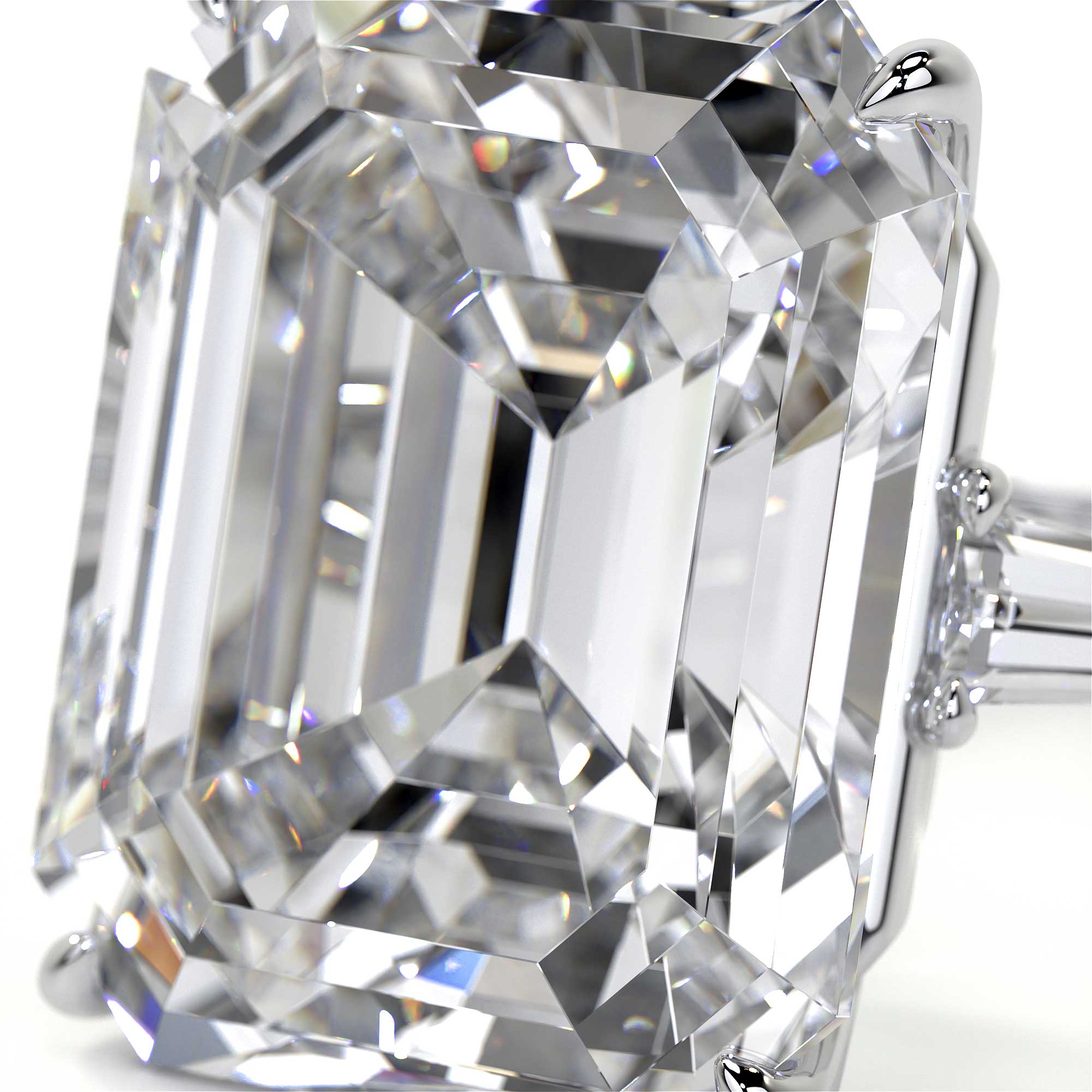 Emerald Cut Diamond Ring, 19 CT Leviev Rings Emerald Cut, High Jewelry Leviev 