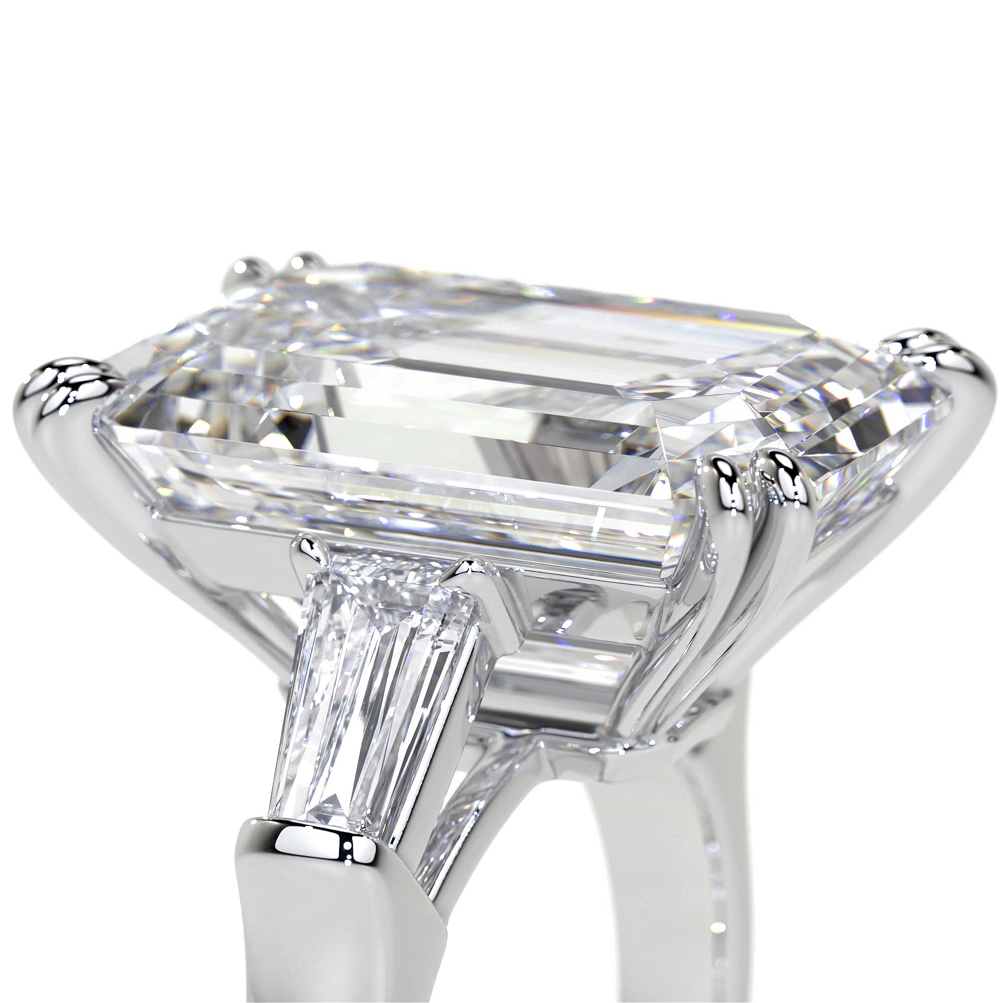 Emerald Cut Diamond Ring, 8 CT - Rings - Leviev  Diamonds