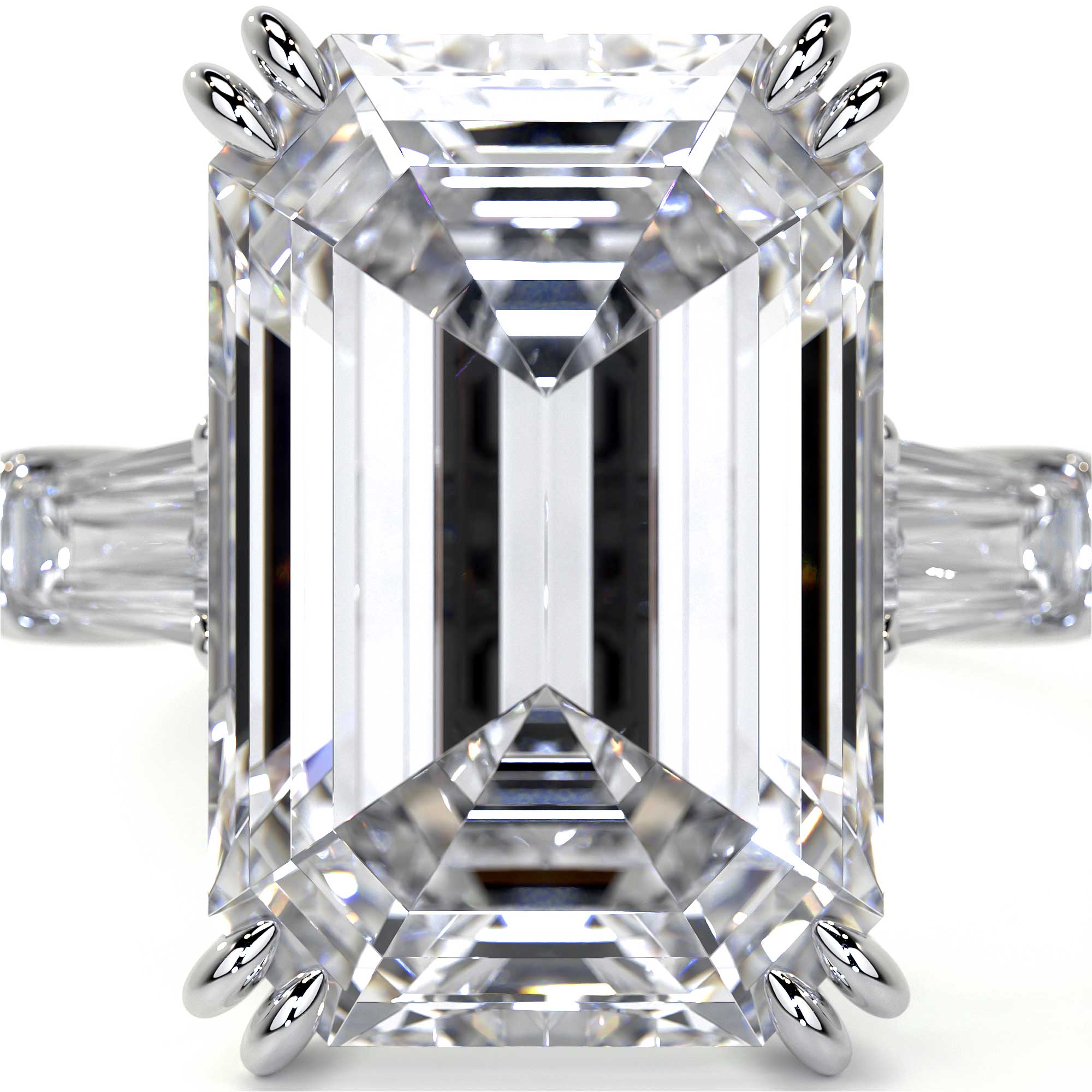 Emerald Cut Diamond Ring, 8 CT - Rings - Leviev  Diamonds