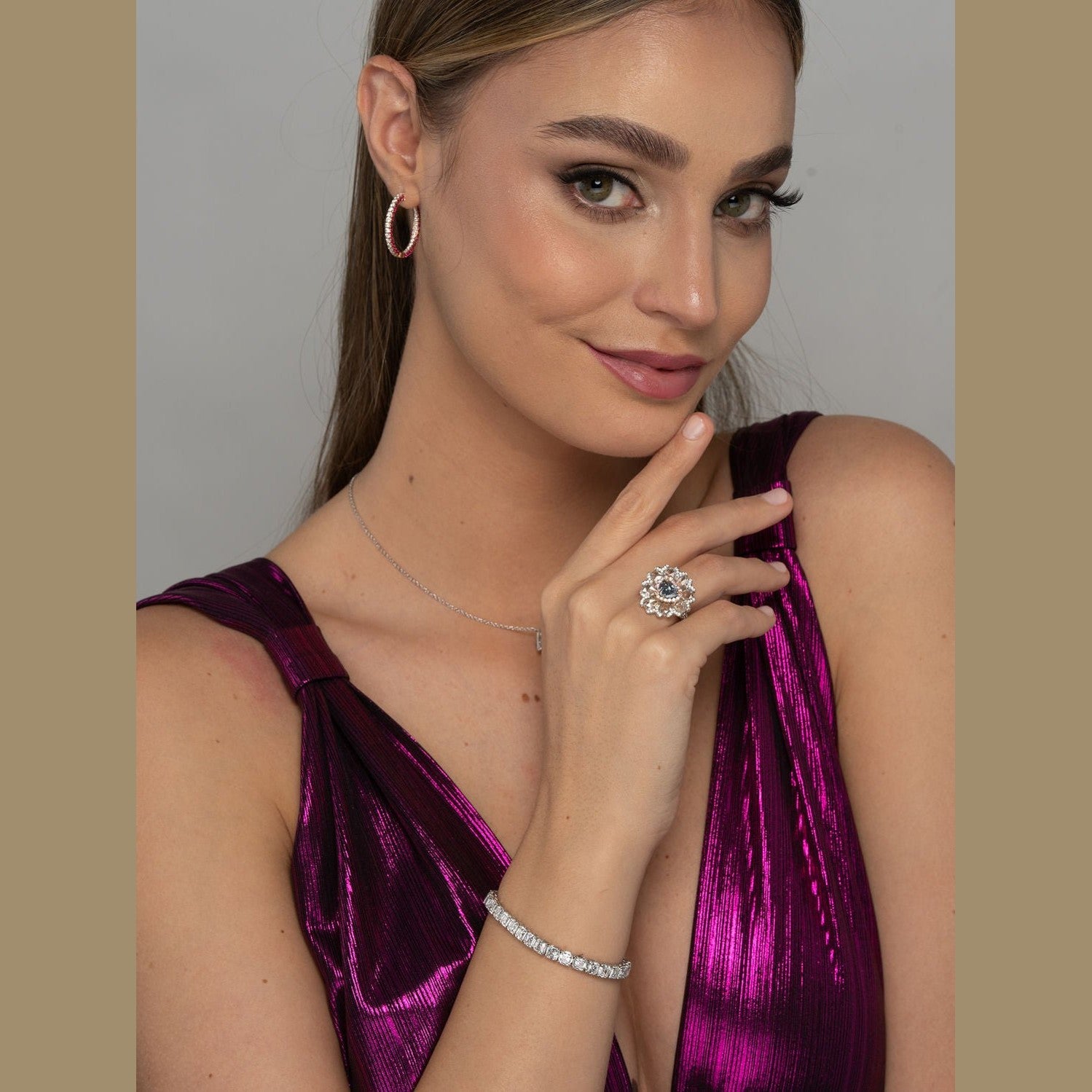 Heart Shaped Blue Diamond Ring - Rings - Leviev  Diamonds