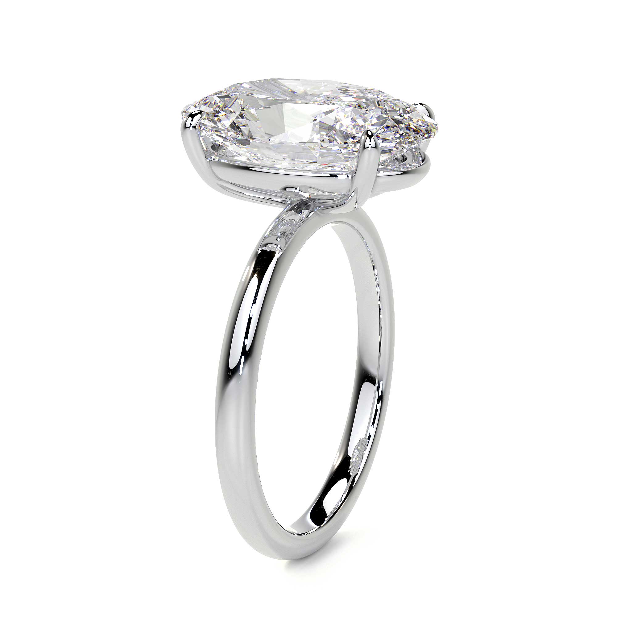 Oval Diamond Ring, 5 CT Leviev Rings High Jewelry, Oval Leviev 