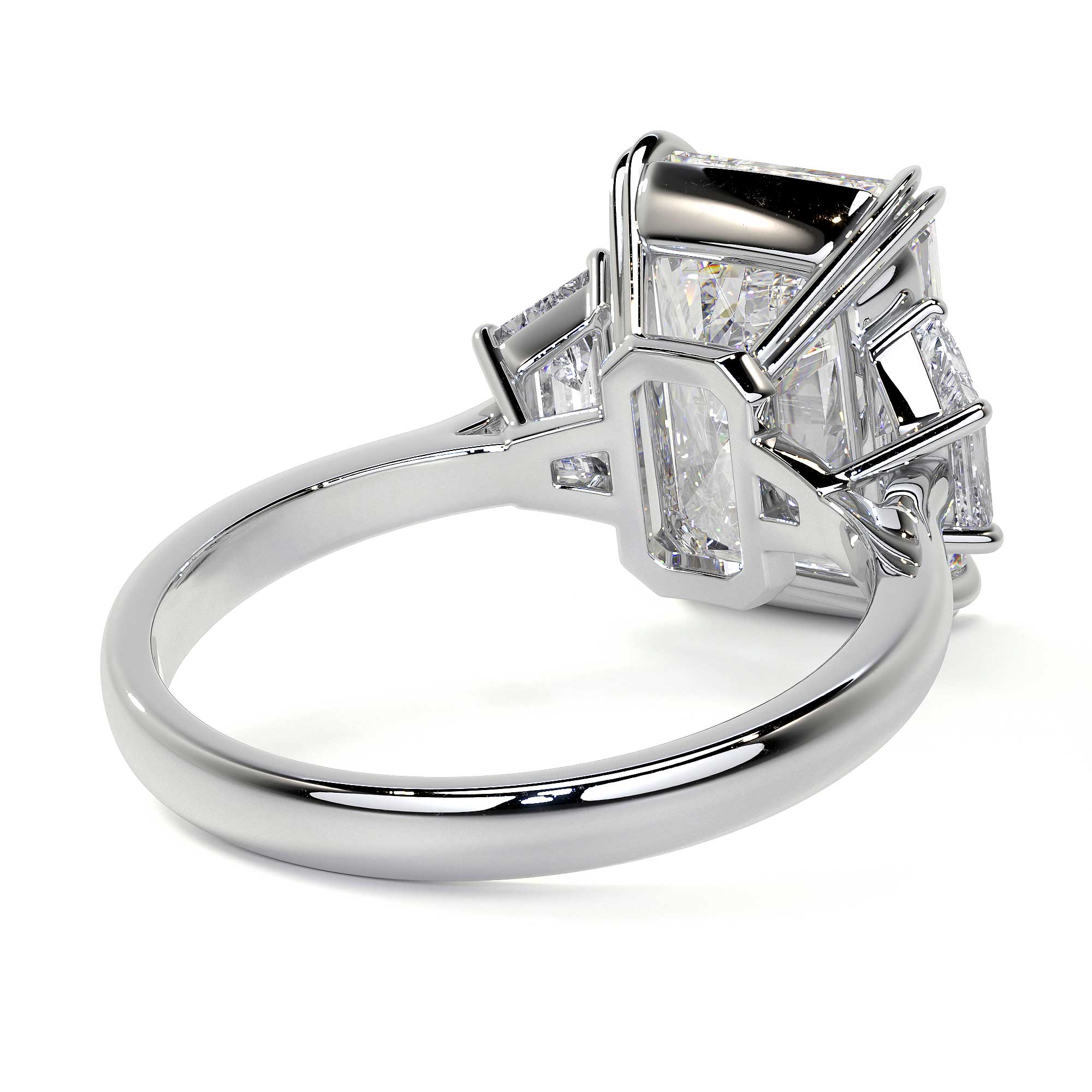 Radiant Cut Diamond Ring, 5 CT Leviev Rings High Jewelry, Radiant Leviev 