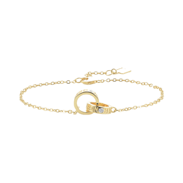 Stronger Together Charm Bracelet in 18K Gold Vermeil Leviev Bracelets 18k Gold Bracelet, Ayleen Charlotte, Bracelet, Bracelets, Cecilie Fjellhøy, Charity Bracelet, Charm Bracelet, Diamond, Diamond Bracelet, Everyday Bracelet, Gold & Diamond Bracelet, Gold Bracelet, Gold Charity Bracelet, Gold Charm Bracelet, Leviev, Leviev Bracelet, Meaningful Jewelry Gift, Pernilla Sjöholm, Sterling Silver, Sterling Silver Bracelet, Stronger Together, Tinder Swindler, Yellow Gold, Yellow Gold Bracelet Leviev 