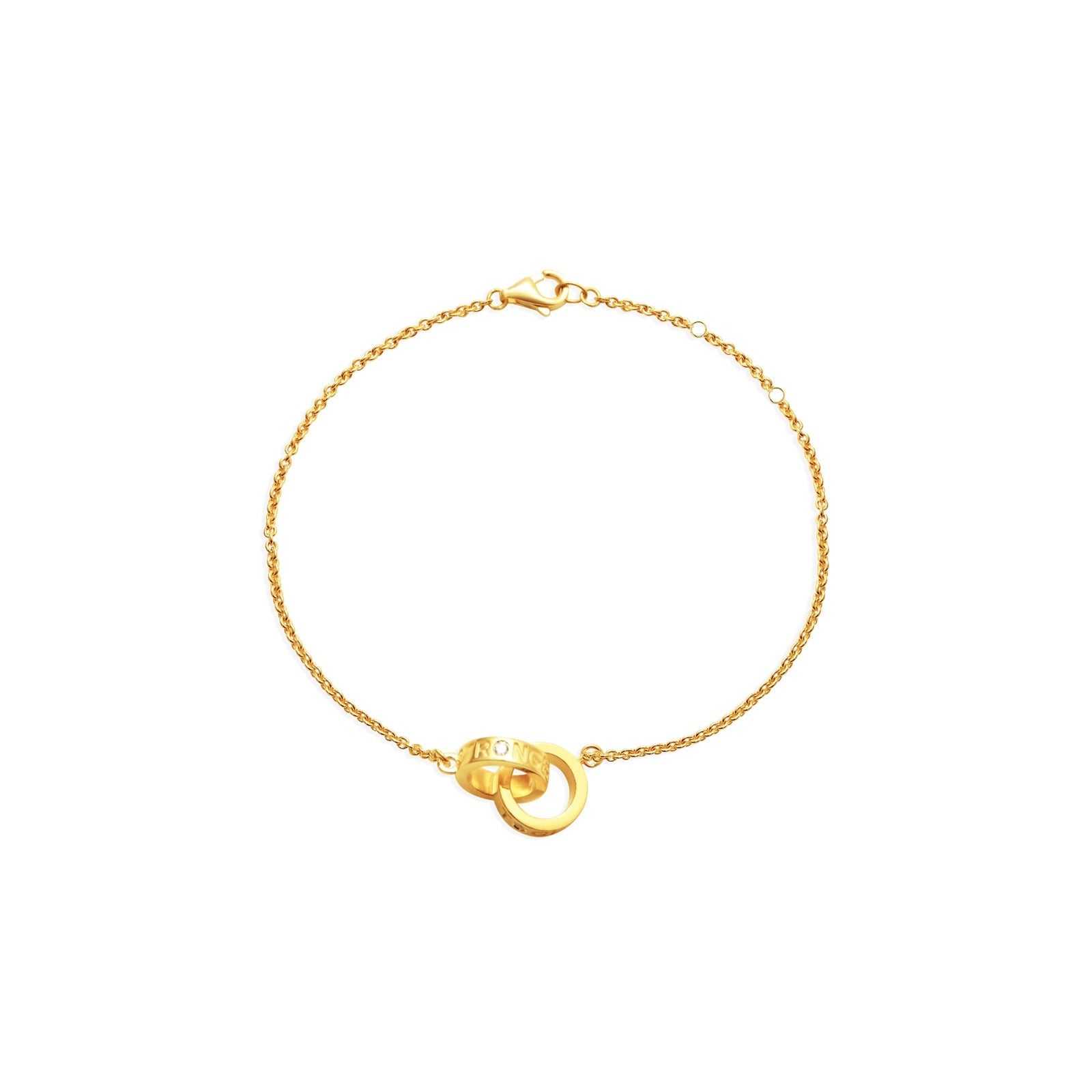 Stronger Together Charm Bracelet in 18K Gold Vermeil Leviev Bracelets 18k Gold Bracelet, Ayleen Charlotte, Bracelet, Bracelets, Cecilie Fjellhøy, Charity Bracelet, Charm Bracelet, Diamond, Diamond Bracelet, Everyday Bracelet, Gold & Diamond Bracelet, Gold Bracelet, Gold Charity Bracelet, Gold Charm Bracelet, Leviev, Leviev Bracelet, Meaningful Jewelry Gift, Pernilla Sjöholm, Sterling Silver, Sterling Silver Bracelet, Stronger Together, Tinder Swindler, Yellow Gold, Yellow Gold Bracelet Leviev 