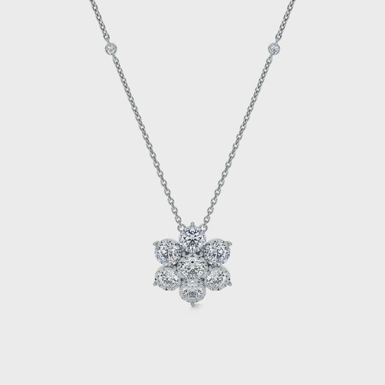 10 Carat Graduated Diamond Necklace