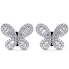 Butterfly Cluster Diamond Earring - Earrings - Leviev Diamonds