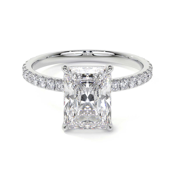 GIA Certified 1.50 Carat Cushion Cut Diamond Engagement Ring 18k White Gold  | eBay