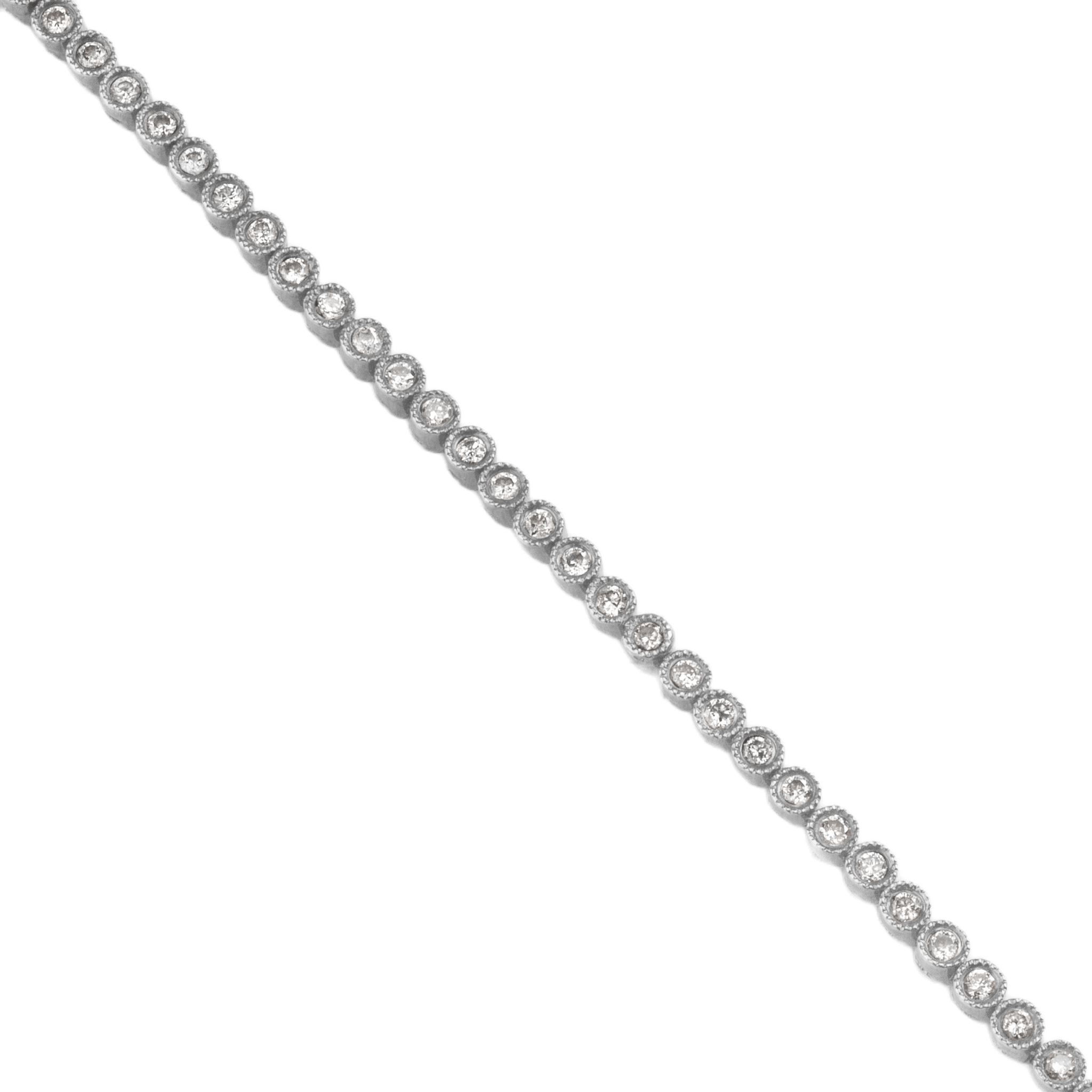 Diamond Bezel Tennis Bracelet - Bracelets - Leviev Diamonds