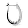Diamond Cluster Huggie Hoop Earrings - Earrings - Leviev Diamonds