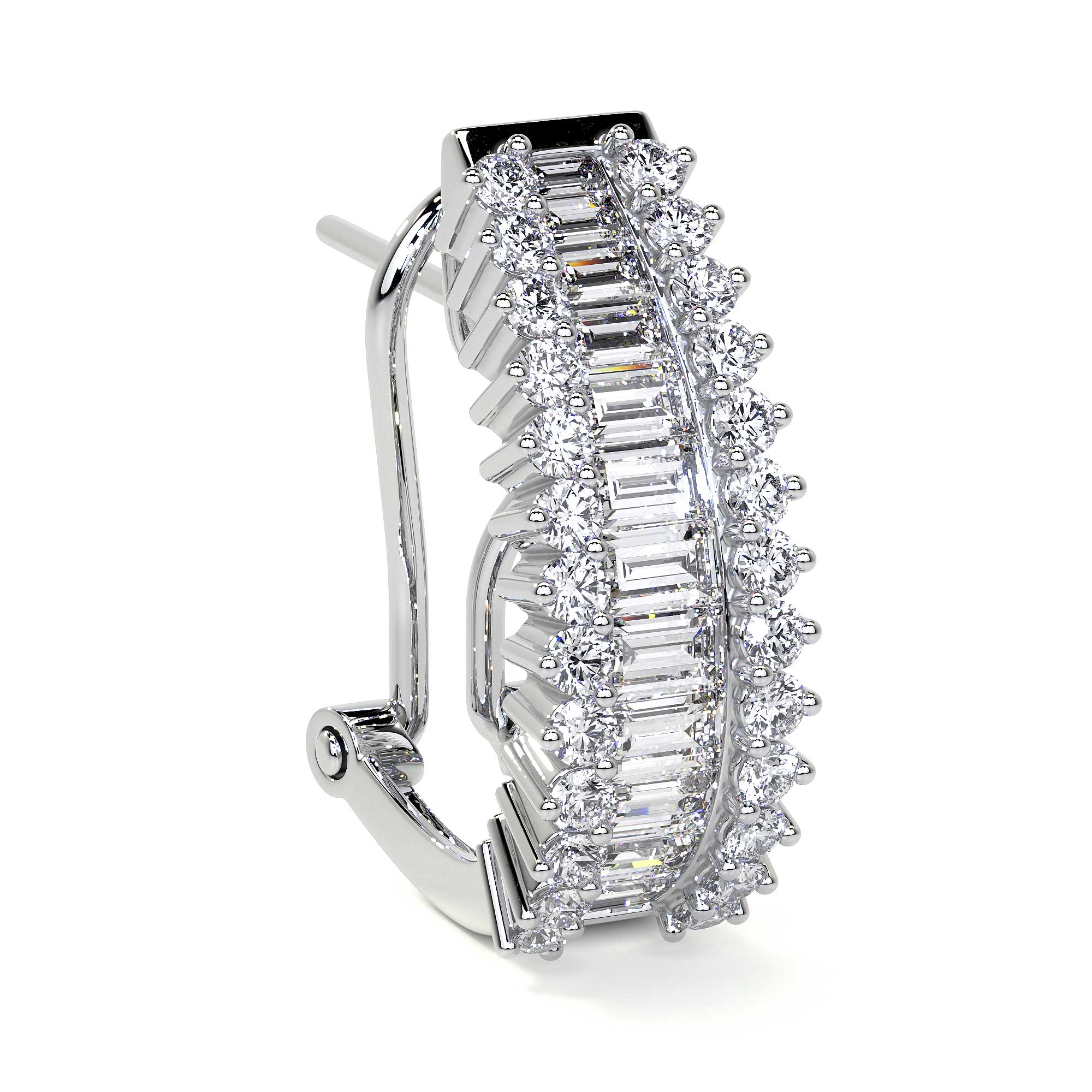 Diamond Huggie Earring - Earrings - Leviev Diamonds